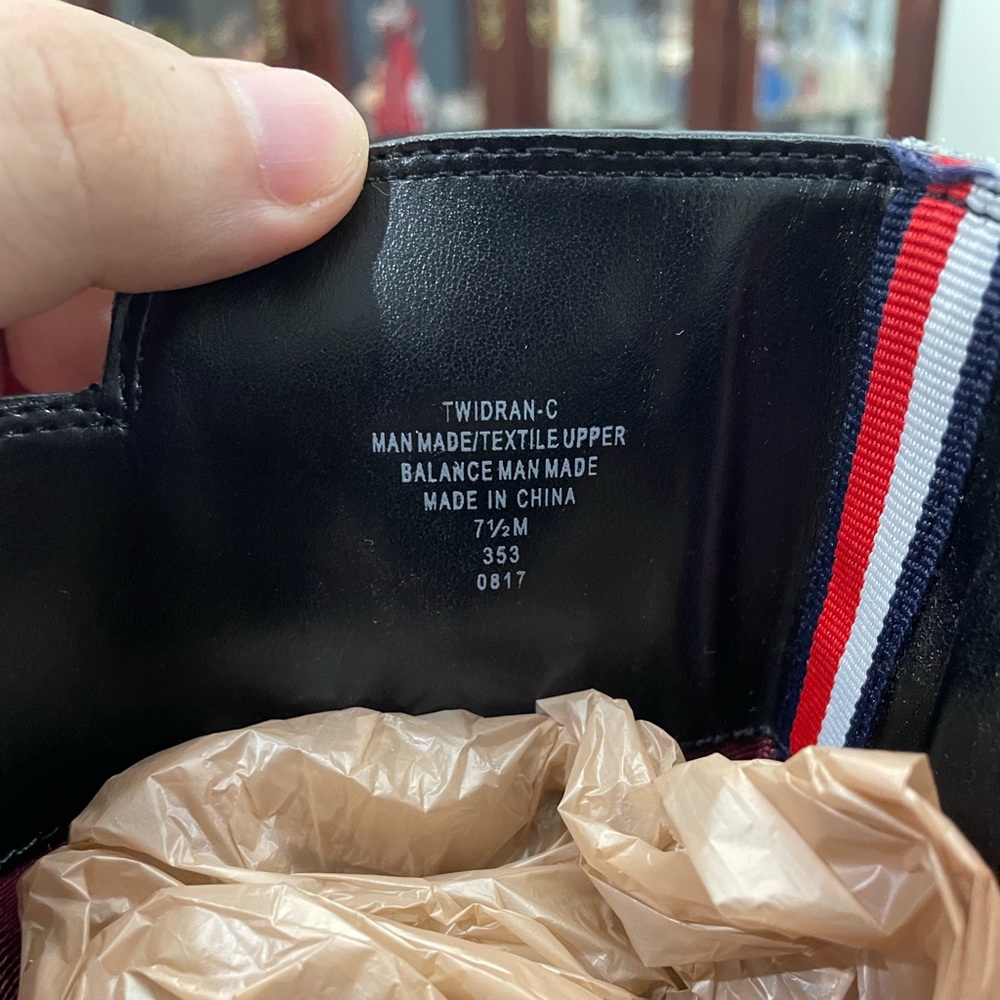 New Tommy Hilfiger Black Knee High Riding Boots Women’s Size 7 1/2